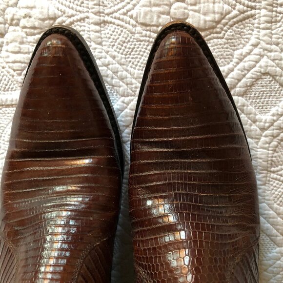 Dan Post Cowboy Boots, Lizard, Size 7M - Picture 5 of 8